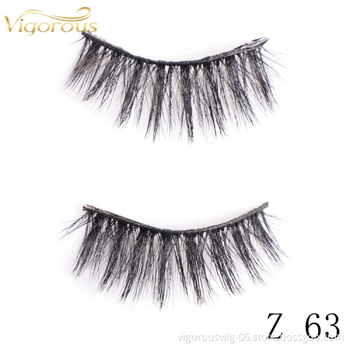 Vendors Private Label Natural 64 Styles False Lash Long Black Synthetic Extension Soft Fake Eyelashes